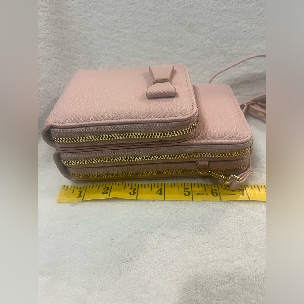 Light pink Crossbody bow bag - Picture 2 of 11